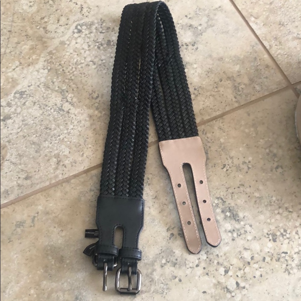 Black BCBG belt